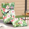 Transat pliant multicolore 175 x 54 x 8,5 cm tissu Oxford 638601638601