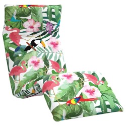 Transat pliant multicolore 175 x 54 x 8,5 cm tissu Oxford 638601638601