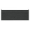Jardinière surélevée Noir 200 x 30 x 72 cm WPC et Aluminium 638633638633