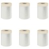 Drap d'aspiration avec ruban adhésif 6 pcs 55 x 3300 cm HDPE 638659638659