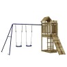 Aire de jeux d'extérieur bois de pin imprégné 638662638662