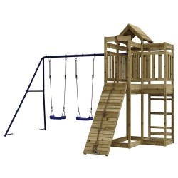 Aire de jeux d'extérieur bois de pin imprégné 638662638662