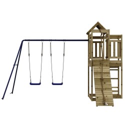 Aire de jeux d'extérieur bois de pin imprégné 638662638662