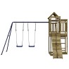 Aire de jeux d'extérieur bois de pin imprégné 638662638662