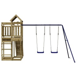 Aire de jeux d'extérieur bois de pin imprégné 638662638662
