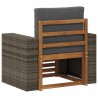 Sofa de milieu extérieur Bois d'Acacia Massif Naturel 638677638677