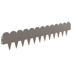 Bordure de Pelouse 30 pcs 103 x 20 cm Acier Rouillé 638685638685