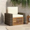 Sofa de milieu extérieur Naturel 638687638687