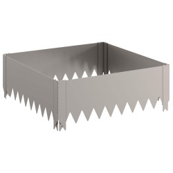 Bordure de Pelouse 60 x 60 x 20 cm Acier Rouillé 638723638723