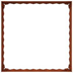 Bordure de Pelouse 60 x 60 x 20 cm Acier Rouillé 638723638723