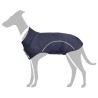 Imperméable pour chien avec bandes réfléchissantes polyester bleu marine taille L 638735638735