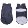 Imperméable pour chien avec bandes réfléchissantes polyester bleu marine taille L 638735638735