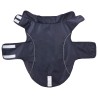 Imperméable pour chien avec bandes réfléchissantes polyester bleu marine taille L 638735638735