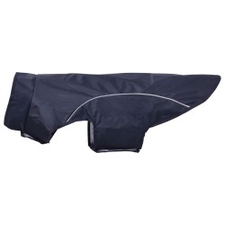 Imperméable pour chien avec bandes réfléchissantes polyester bleu marine taille L 638735638735