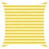 Voile d'ombre Jaune et blanc 2 x 2 m 100 % polyester Oxford 638741638741