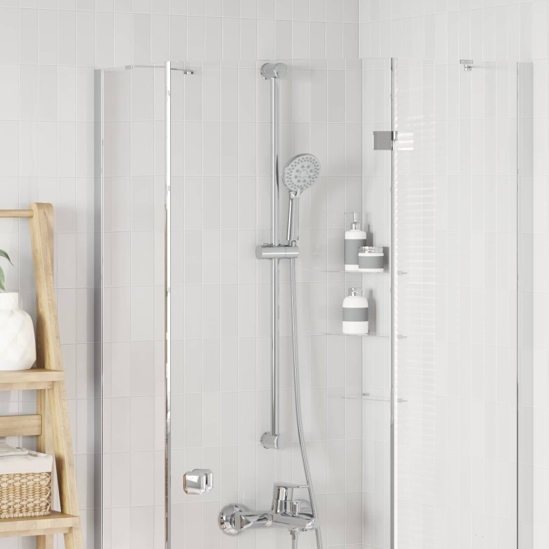 Support de Douche Chrome 101 cm Acier inoxydable 638744638744