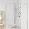 Support de Douche Chrome 101 cm Acier inoxydable 638744638744