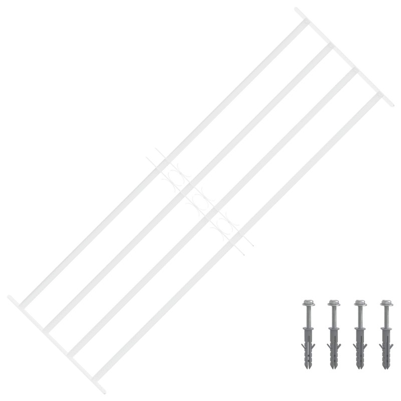 Grille de sécurité pour fenêtres avec 4 barres croisées 638745638745