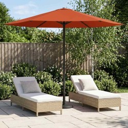 Parasol de jardin 230 x 230 cm Polyester Rectangulaire 638755638755