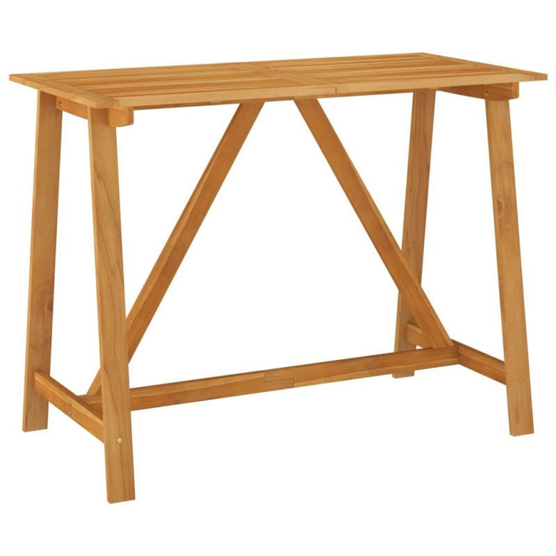 Table de bar de jardin 140x70x104 cm Bois d'acacia massif 638758638758