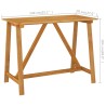 Table de bar de jardin 140x70x104 cm Bois d'acacia massif 638758638758