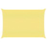 Voile d'ombre Jaune et blanc 6 x 4 m 100 % polyester Oxford 638759638759