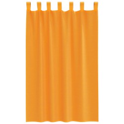 Voilages à œillets 2 pcs orange 140 x 175 cm 638760638760