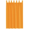 Voilages à œillets 2 pcs orange 140 x 175 cm 638760638760
