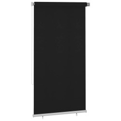 Store roulant d'extérieur 125 (l) x 230 (H) cm noir 638764638764