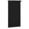 Store roulant d'extérieur 125 (l) x 230 (H) cm noir 638764638764