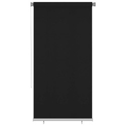 Store roulant d'extérieur 125 (l) x 230 (H) cm noir 638764638764