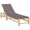 Transat avec coussins 55 x 199 x 30 cm en bambou 638765638765