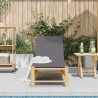 Transat avec coussins 55 x 199 x 30 cm en bambou 638765638765