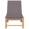 Transat avec coussins 55 x 199 x 30 cm en bambou 638765638765