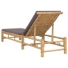 Transat avec coussins 55 x 199 x 30 cm en bambou 638765638765
