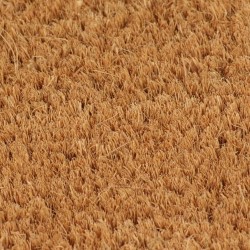 Tapis de porte naturel demi-rond 40x60cm fibre de coco touffeté 638767638767