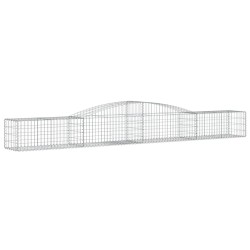 Paniers à gabions arqués 7 pcs 400x50x40/60 cm Fer galvanisé 638768638768