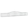 Paniers à gabions arqués 7 pcs 400x50x40/60 cm Fer galvanisé 638768638768