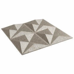 Panneaux muraux 12 pcs Béton Origami 50 x 50 cm Mousse XPS 638769638769