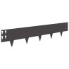 Bordure de Pelouse 50 pcs 100 x 20 cm Acier Noir 638773638773