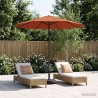 Parasol de jardin avec base 230 x 230 cm Polyester 638781638781