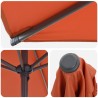 Parasol de jardin avec base 230 x 230 cm Polyester 638781638781