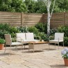 Ensemble de jardin avec coussin acier 638789638789