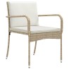 Ensemble de jardin avec coussin acier 638789638789