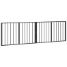 Porte pour chien 2 pcs Noir 100 x 60 cm Acier galvanisé 638796638796