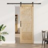 Porte coulissante ORKDAL Naturel et noir 73,5 x 211 cm 638797638797