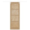 Porte coulissante ORKDAL Naturel et Blanc 73,5 x 211 cm 638799638799