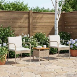 Ensemble de jardin avec coussin acier 638806638806