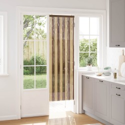 Rideau anti-insectes en chenille Marron et beige 56 x 185 cm 638816638816