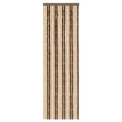 Rideau anti-insectes en chenille Marron et beige 56 x 185 cm 638816638816